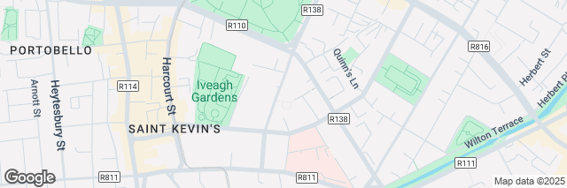 Google Maps Dublin Stephen's Green/Conrad, Conrad Hotel,Earlsfort Terrace, Dublin, ., Ireland